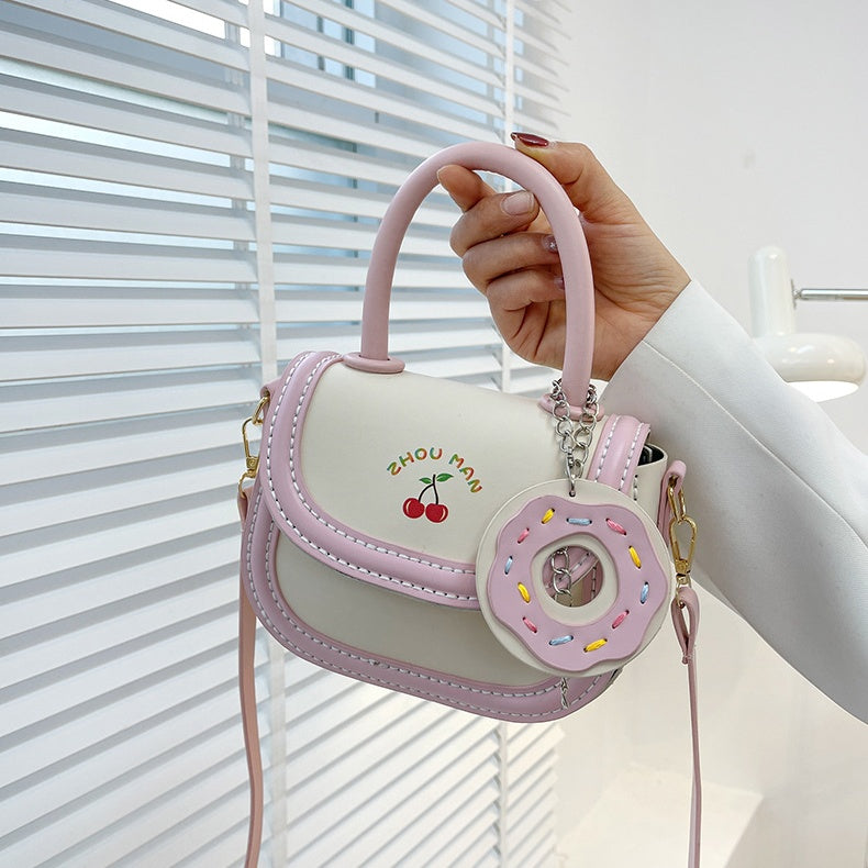 DIY PU Leather Shoulder Bag Kit for Beginners – Handmade Crossbody & Handbag Sewing Kit with Pre-Cut Materials and Video Tutorial