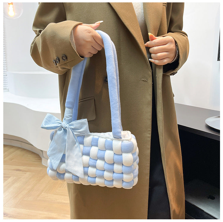 DIY Mini Handbag Kit for Beginners – Handmade Tote & Shoulder Bag Sewing Kit with Video Tutorial