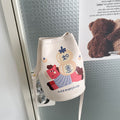 DIY PU Leather Bucket Bag Kit for Beginners – Handmade Crossbody Shoulder Bag Sewing Kit with Pre-Cut Materials & Video Tutorial