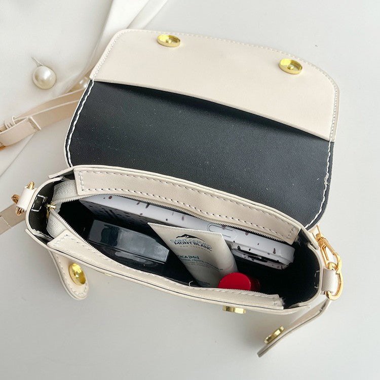 DIY PU Leather Crossbody Bag Kit for Beginners – Handmade Shoulder Purse Sewing Kit with Pre-Cut Pieces & Video Tutorial