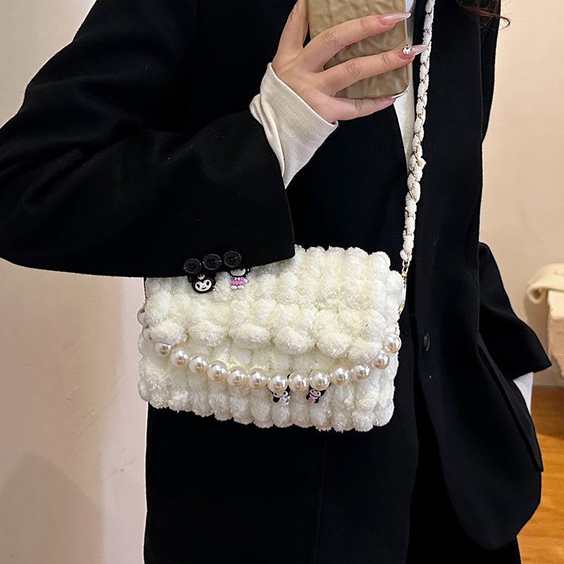 DIY Crochet Shoulder Bag Kit for Beginners – Handmade Crossbody Handbag Craft Kit with Video Tutorial