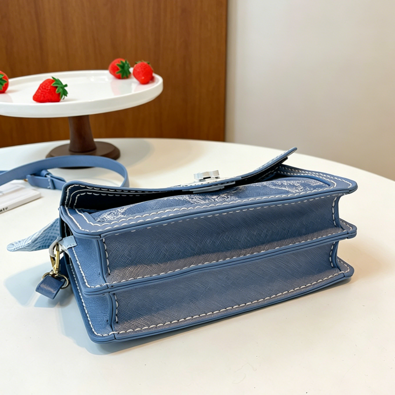 DIY PU Leather Handbag Kit for Beginners – Handmade Crossbody Tote Bag Sewing Kit with Pre-Cut Materials & Video Tutorial