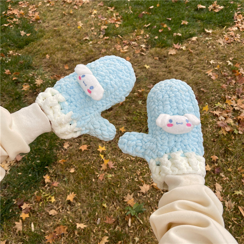 DIY Knitted Gloves Kit for Beginners | Handmade Yarn Gloves Craft Set with Video Tutorial