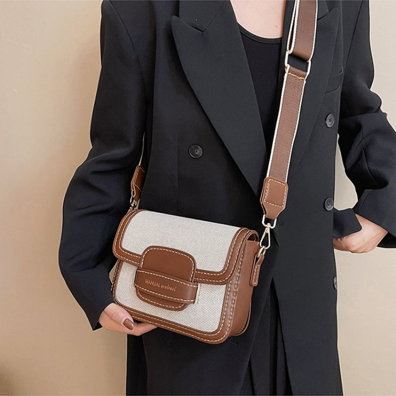 DIY PU Leather Shoulder Bag Kit for Beginners – Pre-Cut & Pre-Punched Crossbody Purse with Video Tutorial