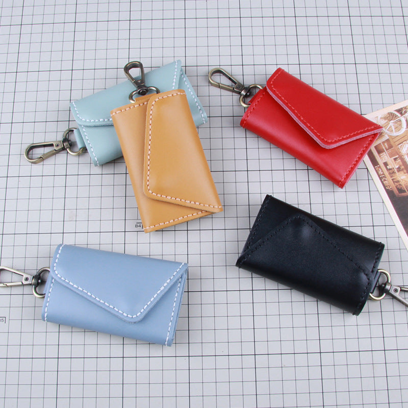 DIY Leather Key Case Kit for Beginners | Handmade Cowhide Key Organizer Wallet with Video Tutorial