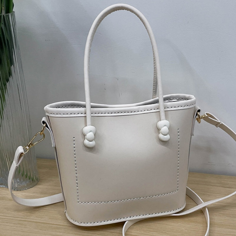 DIY PU Leather Shoulder Bag Kit for Beginners – Handmade Crossbody Purse Sewing Kit with Pre-Cut Pieces & Video Tutorial