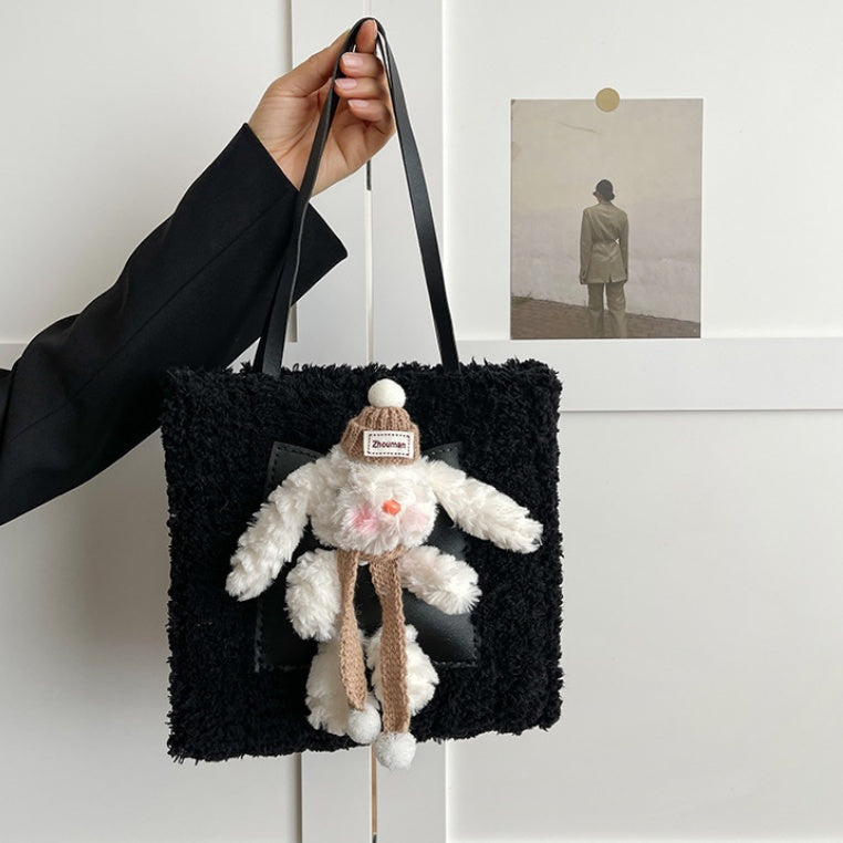 DIY Plush Shoulder Bag Kit for Beginners | Handmade Tote Bag Craft Set with Video Tutorial