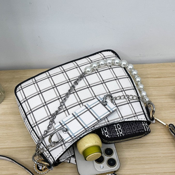 DIY PU Leather Shoulder Bag Kit for Beginners – Pre-Cut & Pre-Punched Crossbody Purse with Video Tutorial