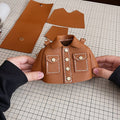 DIY PU Leather Shoulder Bag Kit for Beginners – Handmade Crossbody & Handbag Sewing Kit with Pre-Cut Materials and Video Tutorial
