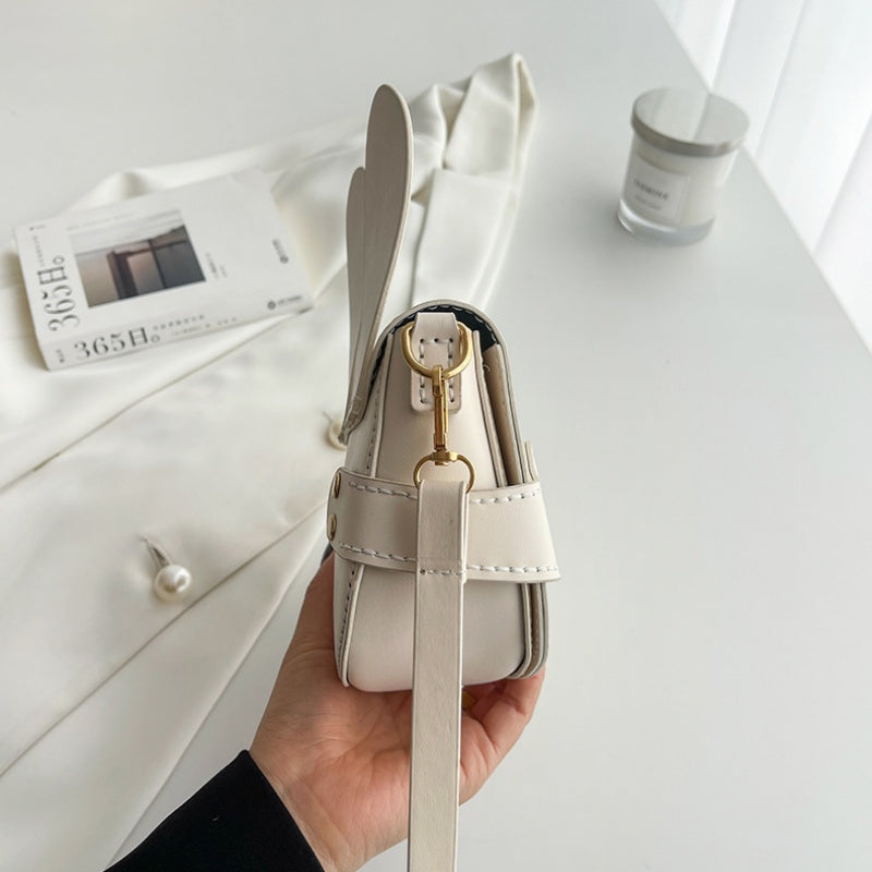 DIY PU Leather Crossbody Bag Kit for Beginners – Handmade Shoulder Purse Sewing Kit with Pre-Cut Pieces & Video Tutorial