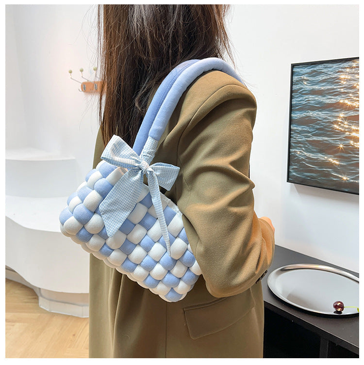 DIY Mini Handbag Kit for Beginners – Handmade Tote & Shoulder Bag Sewing Kit with Video Tutorial