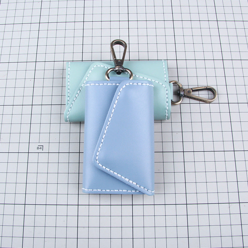 DIY Leather Key Case Kit for Beginners | Handmade Cowhide Key Organizer Wallet with Video Tutorial