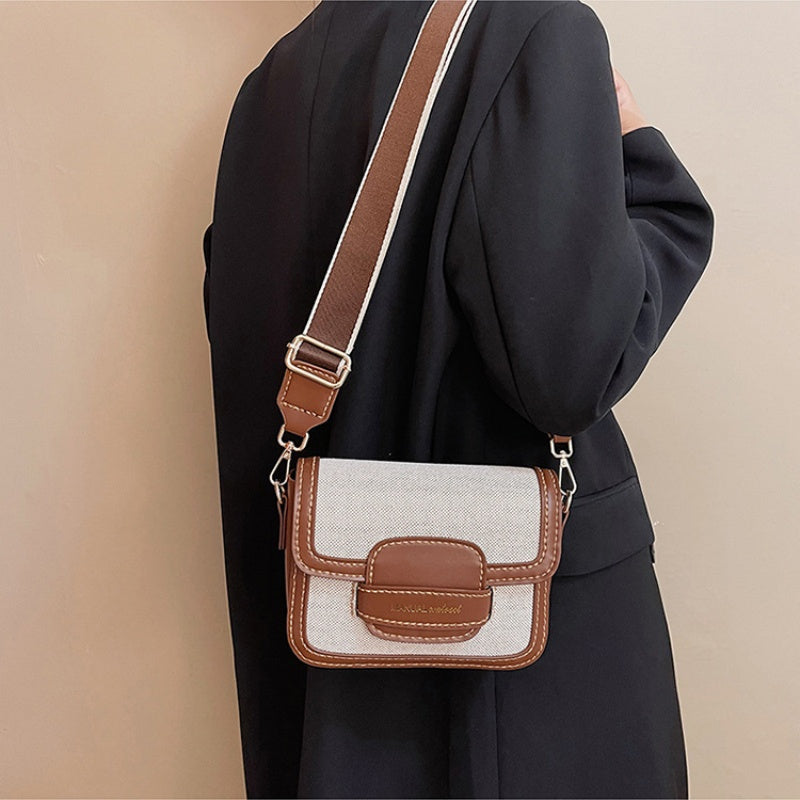 DIY PU Leather Shoulder Bag Kit for Beginners – Pre-Cut & Pre-Punched Crossbody Purse with Video Tutorial