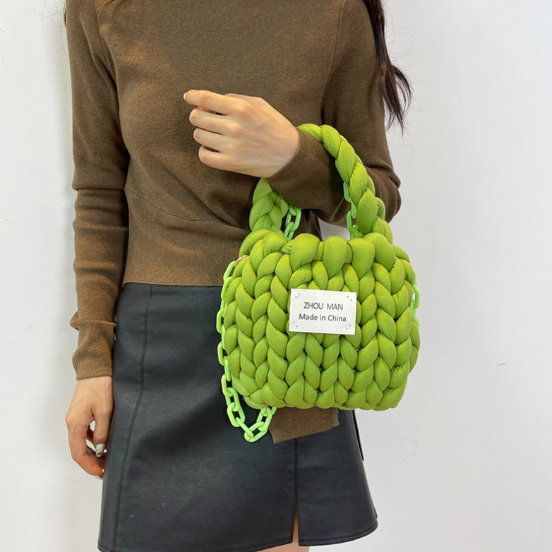 DIY Handmade Shoulder Bag Kit for Beginners – Fashion Crossbody & Handbag Craft Kit with Complete Materials and Video Tutorial