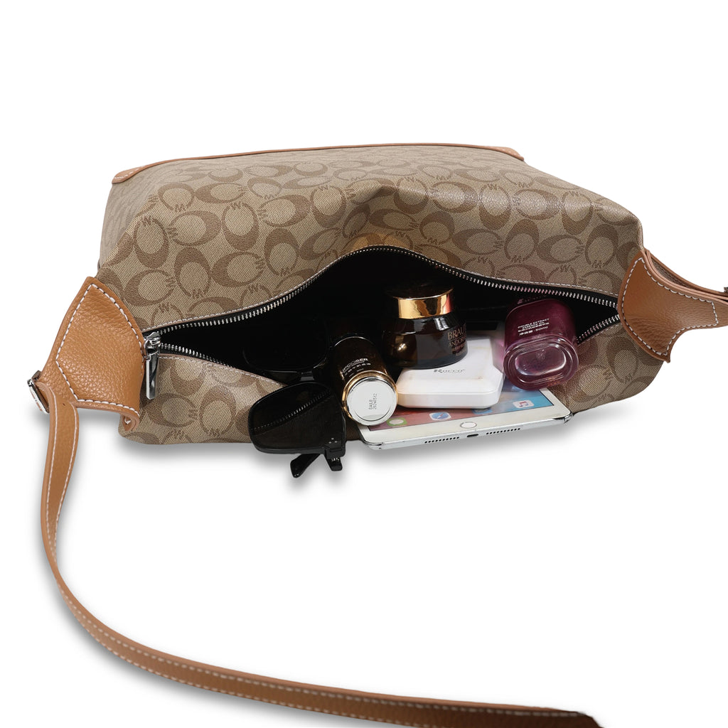 DIY Large Tote Bag Kit for Beginners – Handmade PU Leather Shoulder Bag Sewing Kit with Pre-Cut Materials & Video Tutorial
