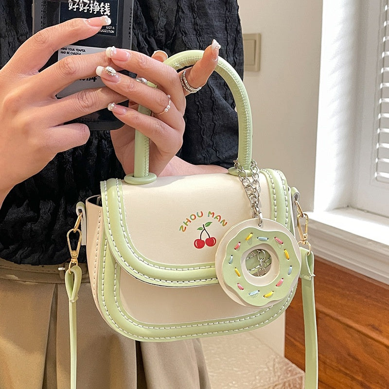 DIY PU Leather Shoulder Bag Kit for Beginners – Handmade Crossbody & Handbag Sewing Kit with Pre-Cut Materials and Video Tutorial