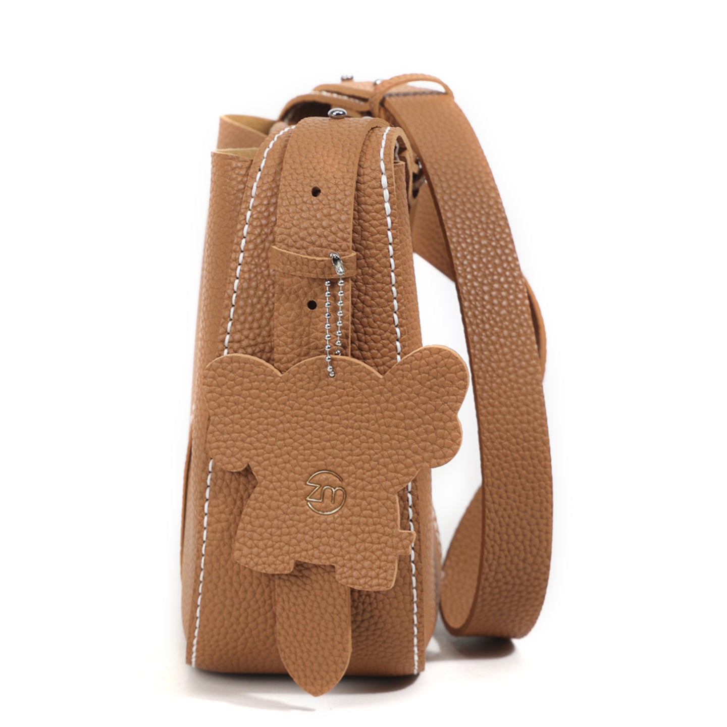 DIY PU Leather Crossbody Bag Kit for Beginners – Handmade Shoulder Handbag Sewing Kit with Pre-Cut Materials & Video Tutorial
