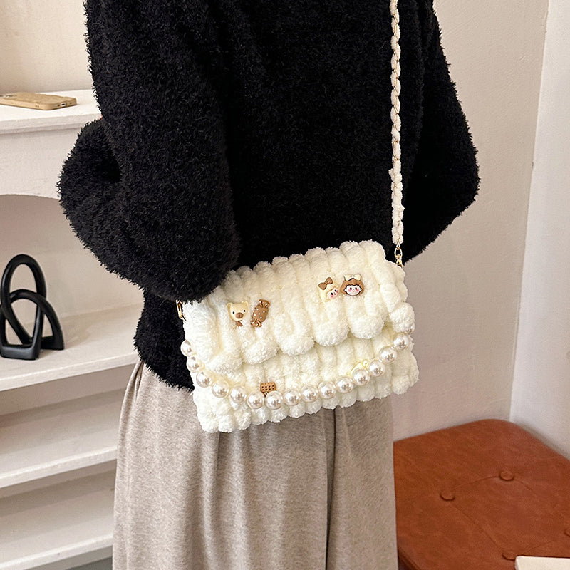 DIY Crochet Shoulder Bag Kit for Beginners – Handmade Crossbody Handbag Craft Kit with Video Tutorial
