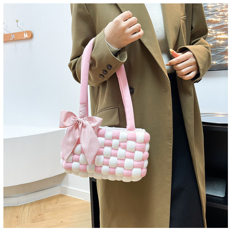DIY Mini Handbag Kit for Beginners – Handmade Tote & Shoulder Bag Sewing Kit with Video Tutorial