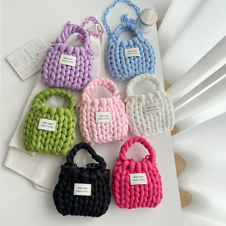 DIY Handmade Shoulder Bag Kit for Beginners – Fashion Crossbody & Handbag Craft Kit with Complete Materials and Video Tutorial