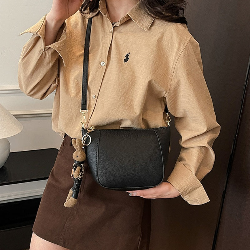 DIY PU Crossbody Bag Kit – Handmade Mini Shoulder Bag Craft Set for Beginners with Video Tutorial