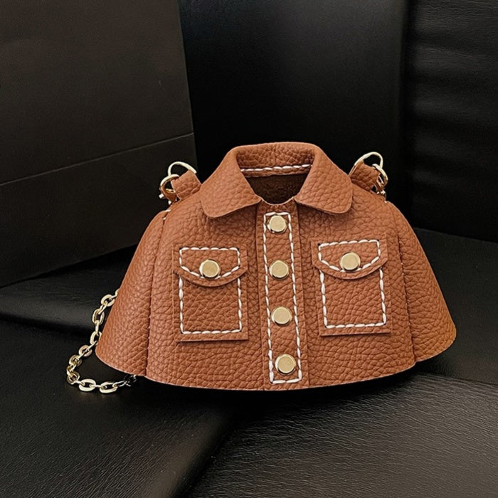 DIY PU Leather Shoulder Bag Kit for Beginners – Handmade Crossbody & Handbag Sewing Kit with Pre-Cut Materials and Video Tutorial