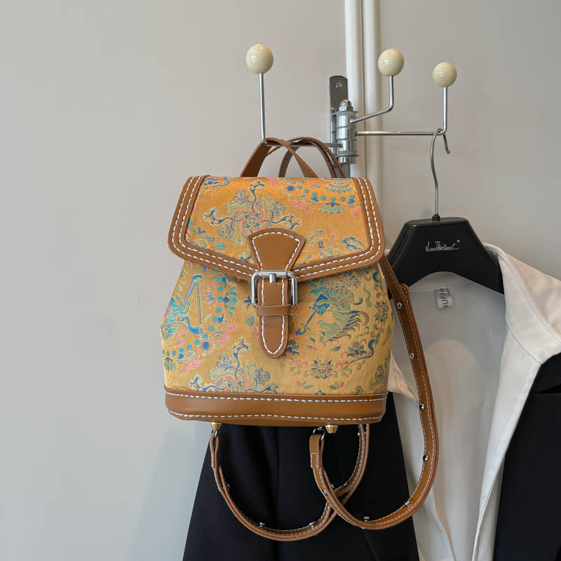 DIY PU Leather & Fabric Handbag Kit for Beginners | Handmade Tote, Shoulder & Backpack Sewing Craft Set with Video Tutorial