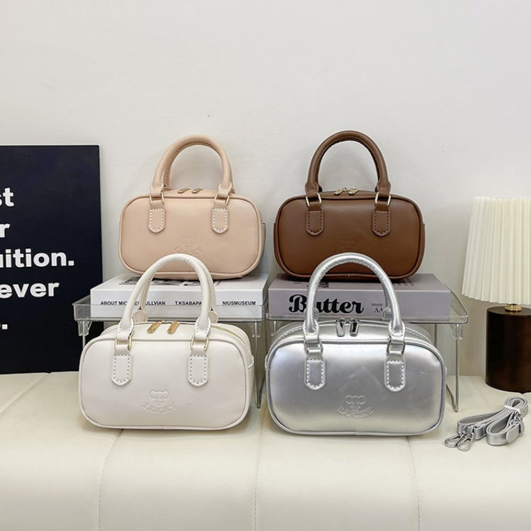 DIY PU Leather Handbag Kit for Beginners – Pre-Cut Sewing Craft Set with Video Tutorial, Elegant Crossbody Shoulder & Handheld Bag DIY Kit