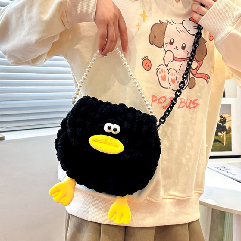 DIY Crochet Shoulder Bag Kit for Beginners – Handmade Yarn Crossbody Purse Craft Kit with Video Tutorial