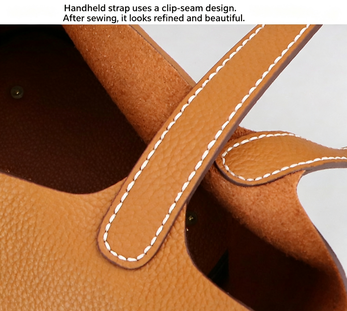 DIY Genuine Leather Handbag Kit for Beginners – Handmade Crossbody Purse Making Set with Video Tutorial & Complete Materials