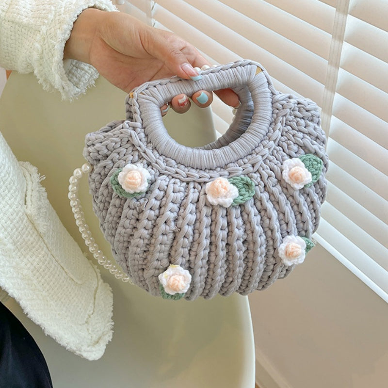 DIY Shoulder Bag Sewing Kit for Beginners – Handmade Crossbody Tote Bag Craft Kit with Video Tutorial & Pre-Cut Materials