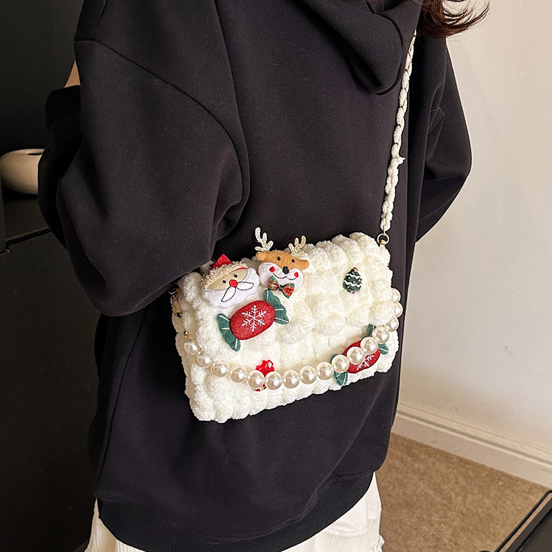 DIY Crochet Shoulder Bag Kit for Beginners – Handmade Crossbody Handbag Craft Kit with Video Tutorial
