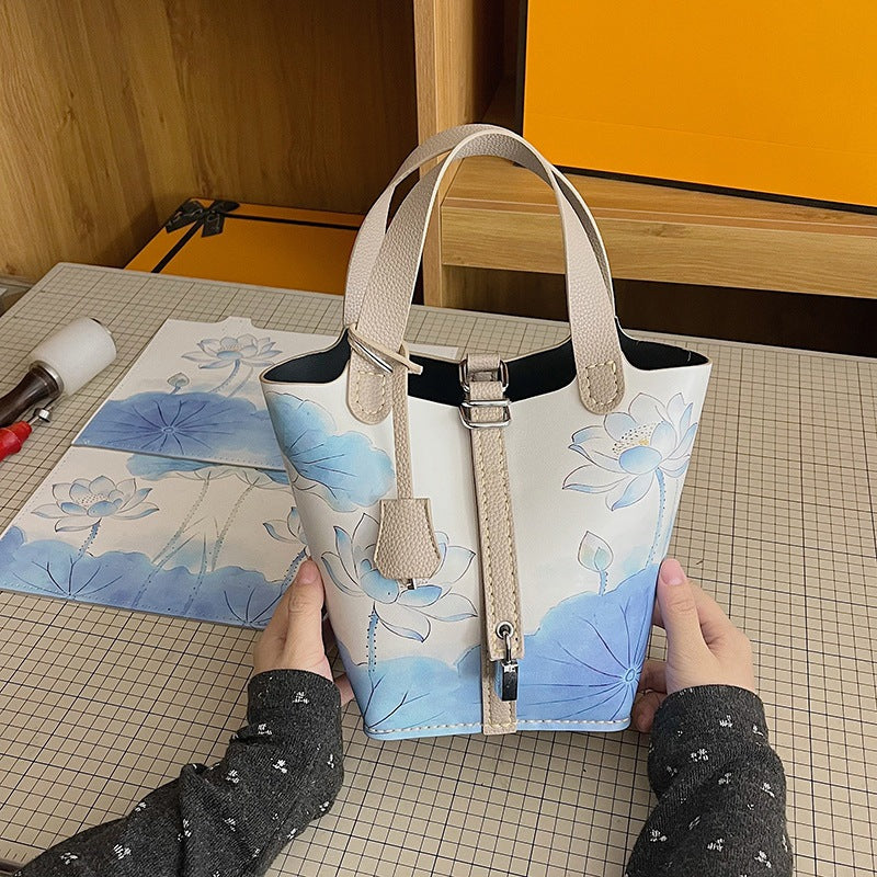 DIY PU Leather Handbag Kit for Beginners | Complete Handmade Tote Bag Sewing Craft Kit with Video Tutorial