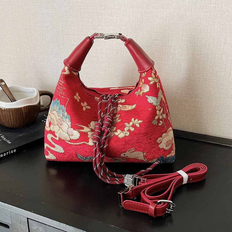 DIY PU Leather Handbag Kit for Beginners – Pre-Cut Sewing Craft Set with Video Tutorial, Elegant Mini Tote Bag Handmade Gift Kit