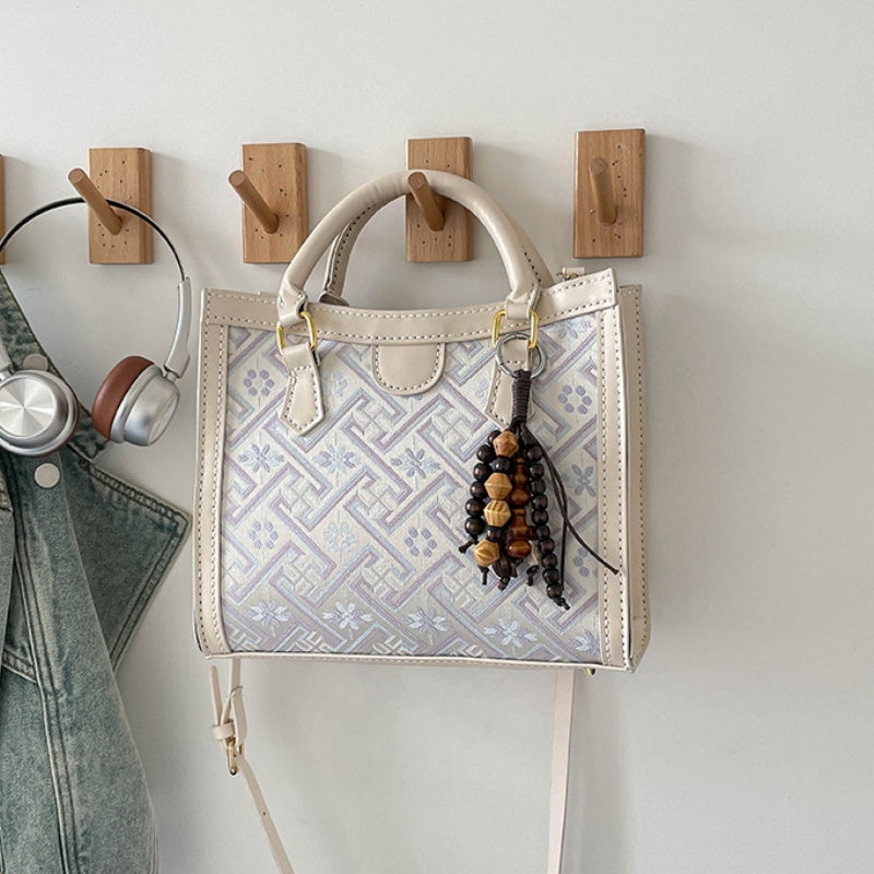 DIY PU Leather Handbag Kit – Beginner-Friendly Handmade Tote Bag Craft Set with Video Tutorial (Shoulder / Crossbody / Hand Carry)