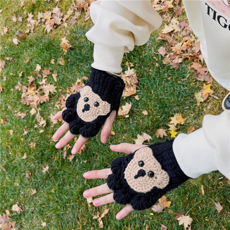 DIY Knitted Gloves Kit for Beginners | Handmade Yarn Gloves Craft Set with Video Tutorial