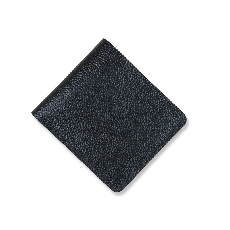 DIY Genuine Leather Bi-Fold Wallet Kit – Handmade Full Grain Leather Craft Set for Beginners