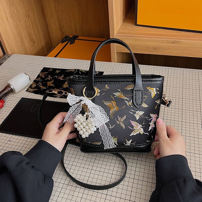 DIY PU Leather Tote Bag Kit | Beginner-Friendly Commuter Shoulder Handbag Craft Set with Video Tutorial