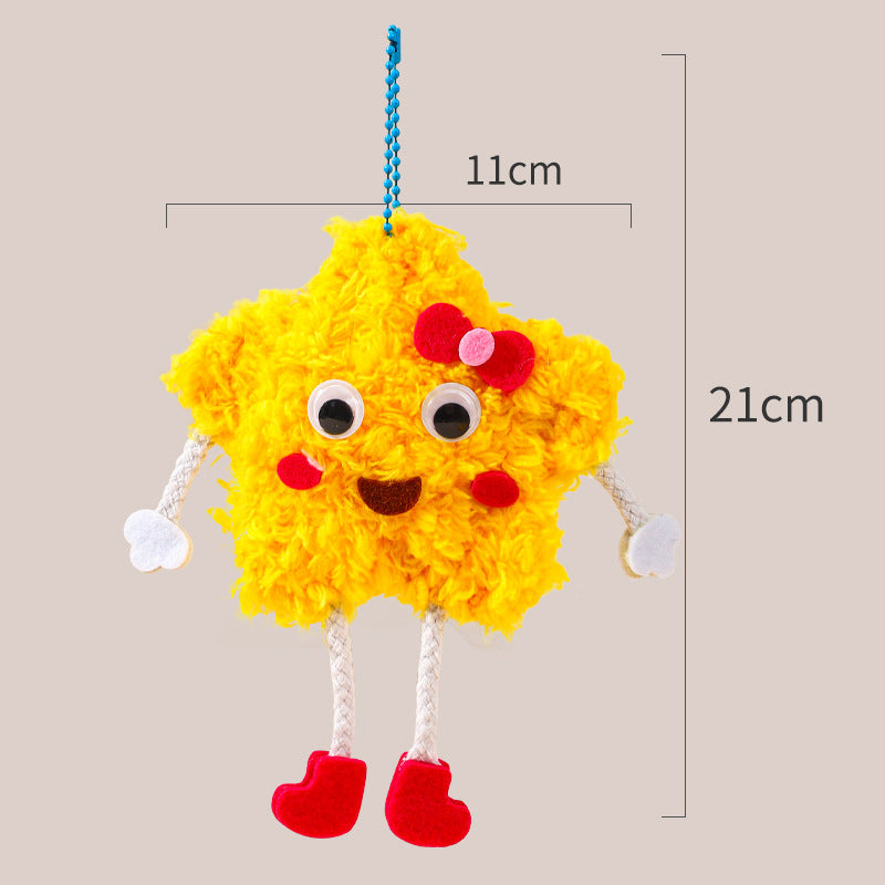 DIY Yarn Hanging Ornament Kit | Kids Educational Craft Set (6 Designs) | Felt & Wool Handmade Pendant Toys for Early Learning & Parent-Child Activity