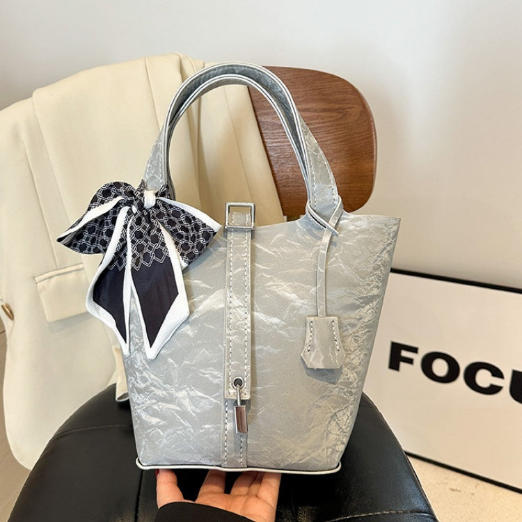 DIY PU Leather Tote Bag Kit – Handmade Large Capacity Handbag Craft Kit for Beginners with Video Tutorial