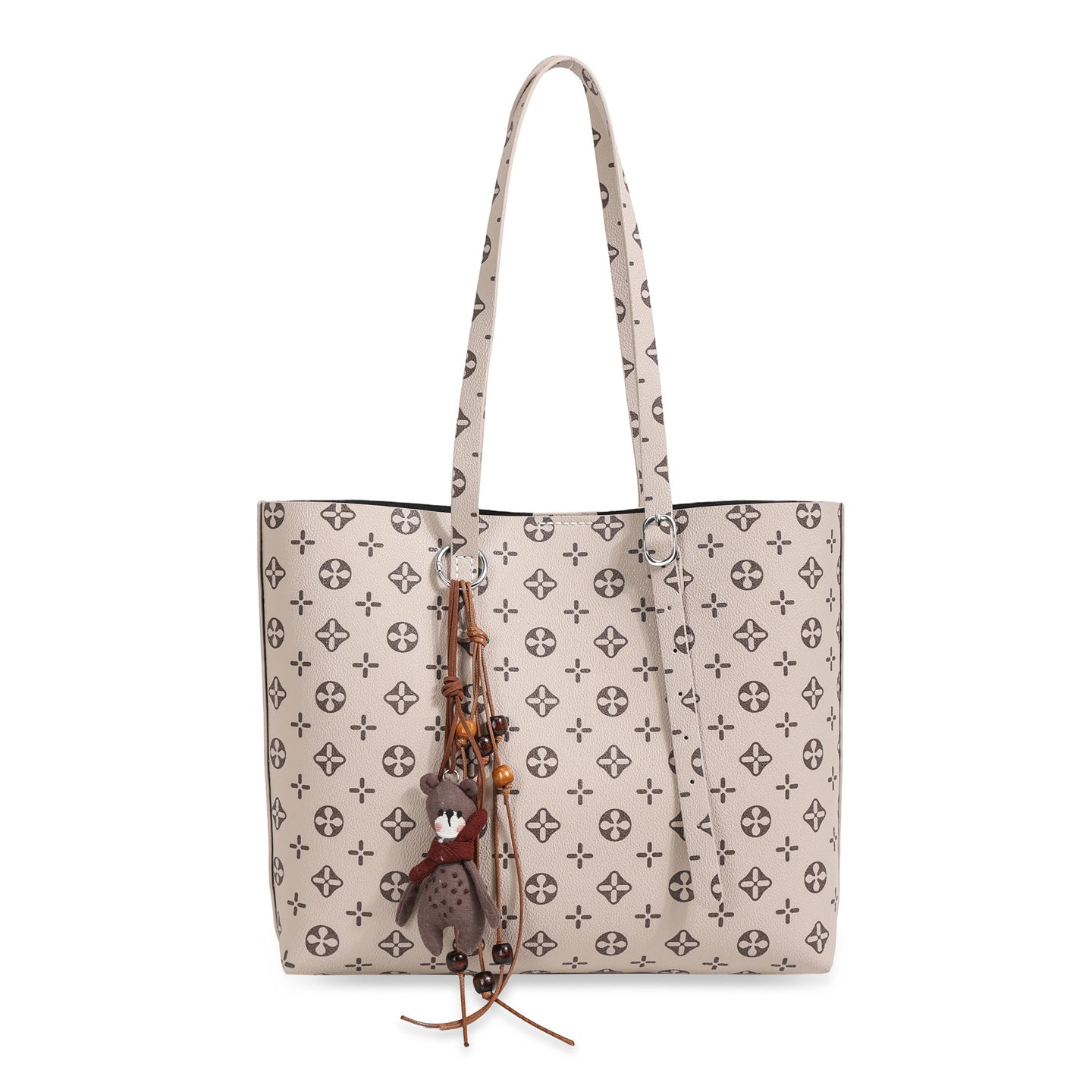 DIY PU Leather Tote Bag Kit for Beginners – Handmade Shoulder Bag Sewing Kit with Pre-Cut Pieces & Video Tutorial