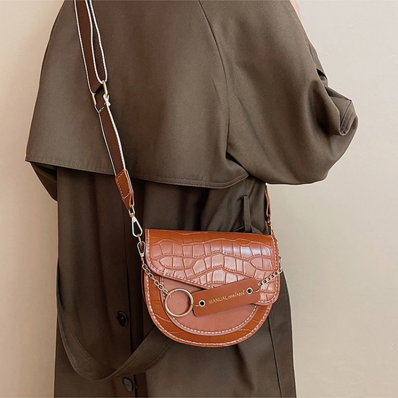 DIY PU Leather Shoulder Bag Kit for Beginners – Pre-Cut & Pre-Punched Crossbody Purse with Video Tutorial