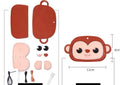 DIY Leather Animal Card Holder Kit | Handmade Cowhide Cute Wallet Craft Set for Beginners with Video Tutorial