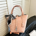 DIY PU Leather Tote Bag Kit – Handmade Large Capacity Handbag Craft Kit for Beginners with Video Tutorial