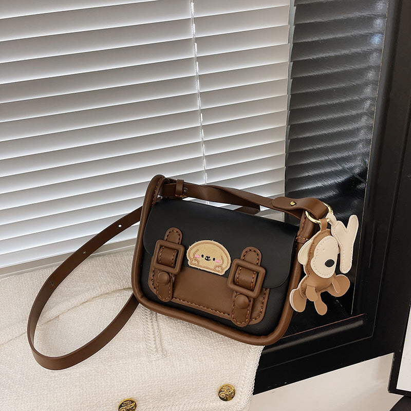 DIY PU Leather Crossbody Bag Kit for Beginners – Pre-Cut & Pre-Punched Sewing Craft Set with Video Tutorial, Handmade Gift Bag Kit