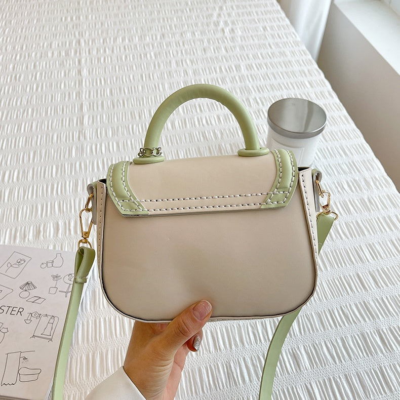 DIY PU Leather Shoulder Bag Kit for Beginners – Handmade Crossbody & Handbag Sewing Kit with Pre-Cut Materials and Video Tutorial