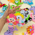 DIY Kids Sewing Craft Kit | Educational Felt Hanging Ornament Set | Montessori Early Learning Hand-Sewing Toy for Children