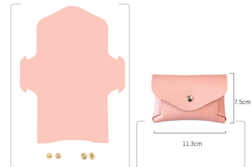 DIY Leather Card Holder Kit | Beginner Friendly Cowhide Wallet Craft Set with Video Tutorial