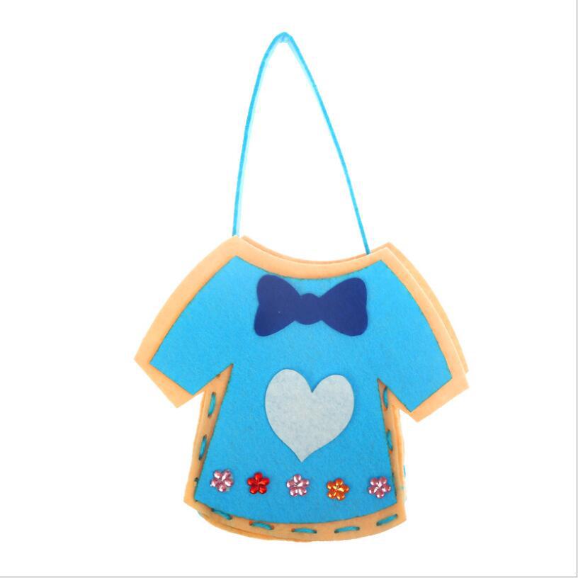 DIY Kids Mini Felt Handbag Sewing Kit for Children | Creative Craft Toy Bag | Parent-Child Educational Activity | Beginner-Friendly Handmade Kit