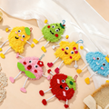 DIY Yarn Hanging Ornament Kit | Kids Educational Craft Set (6 Designs) | Felt & Wool Handmade Pendant Toys for Early Learning & Parent-Child Activity
